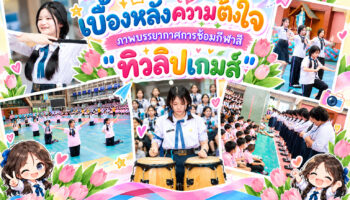 เบื้องหลังความตั้งใจ | ภาพบรรยากาศการซ้อมกีฬาสี “ทิวลิปเกมส์ ครั้งที่ 49”